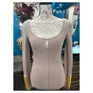 We The Free Mod Striped Cuff Long Sleeve #Q721196